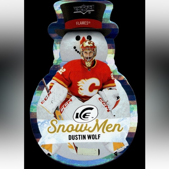 upperdeck Other - Dustin Wolf 2023/24 Upperdeck Ice Calgary Flames Rookie RC Hockey Card